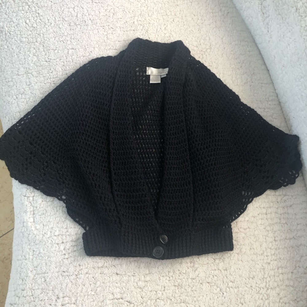 Spiegel Knit or Crotchet Shrug / Poncho Cardigan